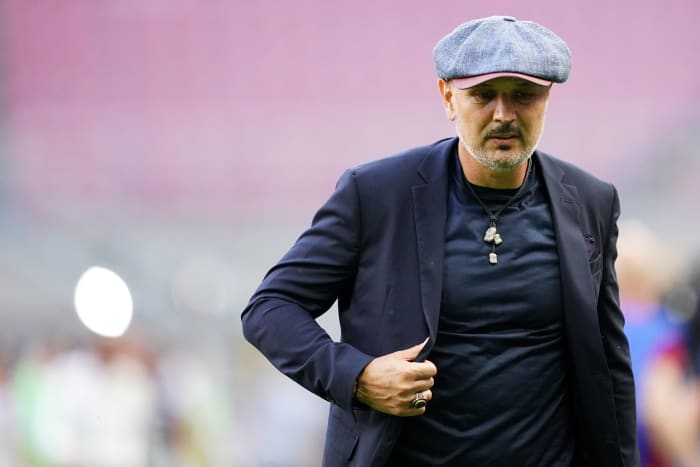 Sinisa Mihajlovic pictured in 2022